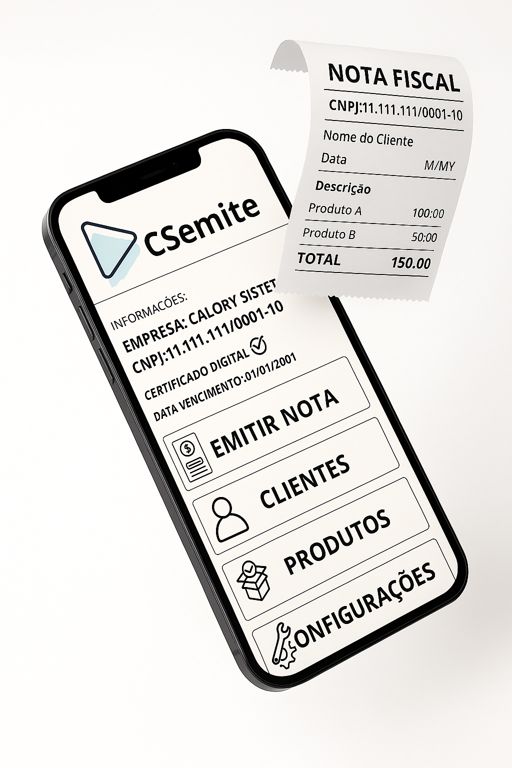 CSemite no celular